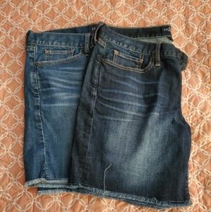 2 pair Lucky Brand Abbey shorts 10/30